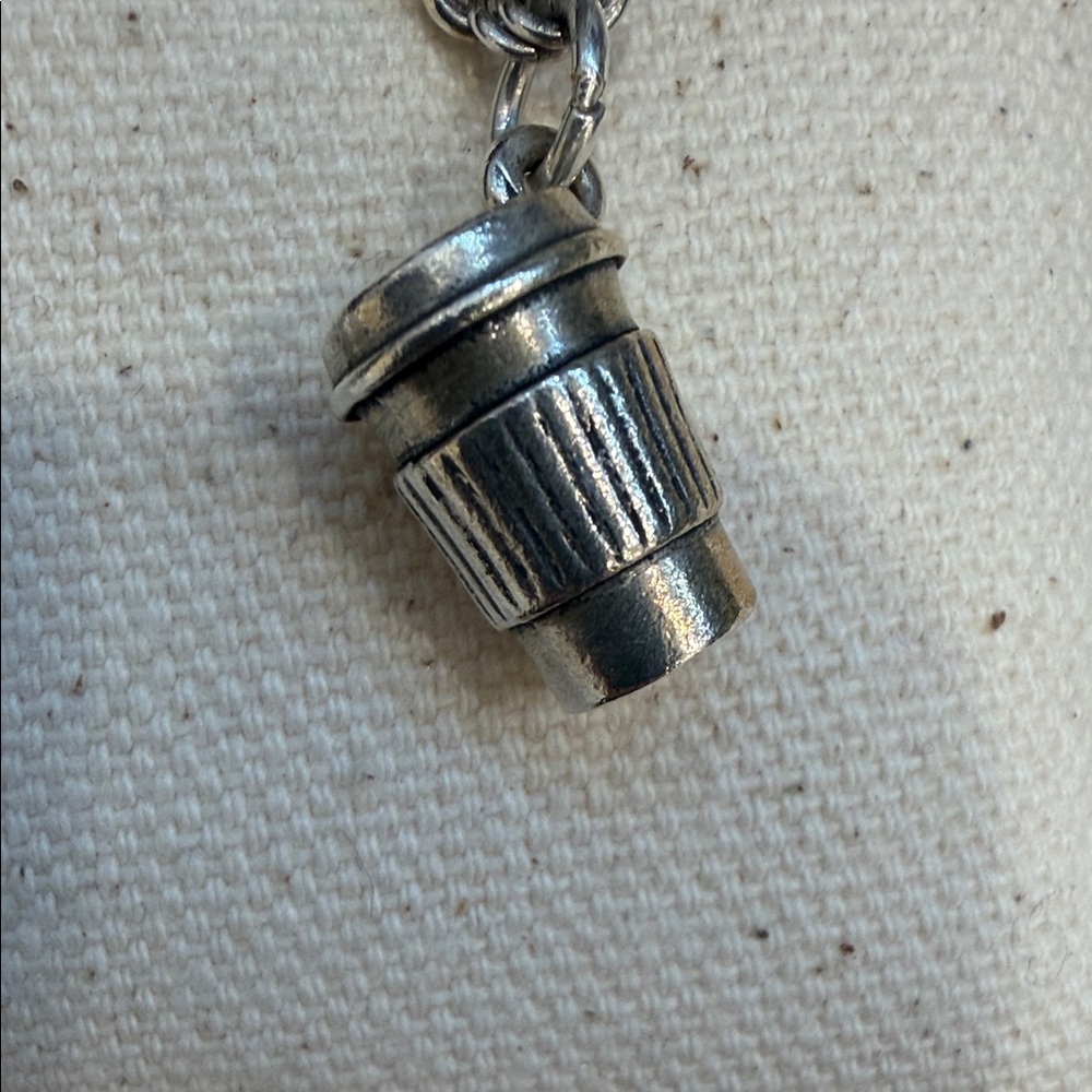 James Avery Silver Coffee Cup Charm